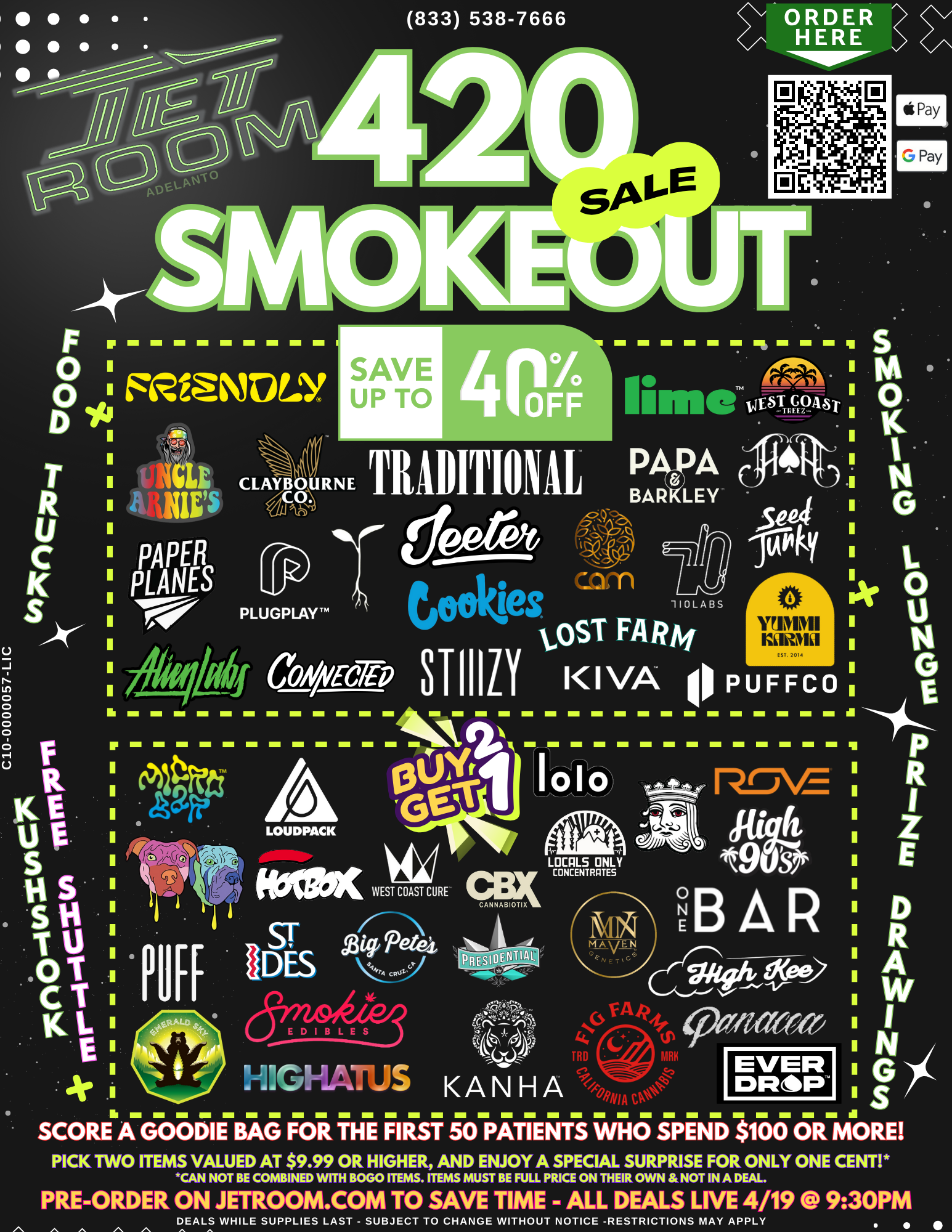 420 Deals -Jet Room Adelanto — Jet Room